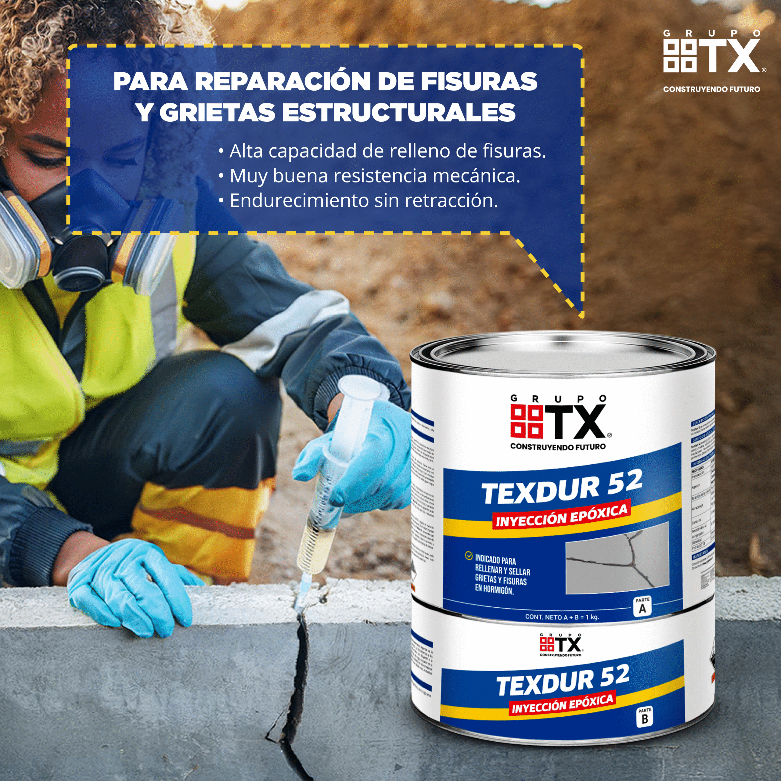 Inyección Epóxica - TexDur 52 - Imagen 2