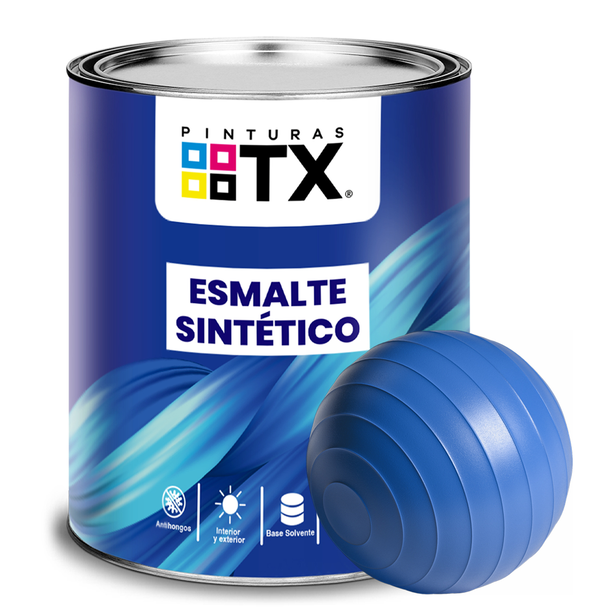 Esmalte Sintético Azul Pacífico - 1/4 de Galón