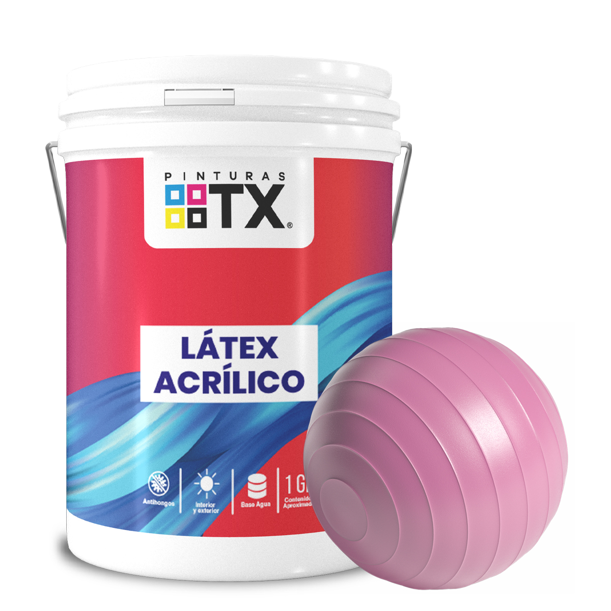 Látex Acrílico Rosa - Galón
