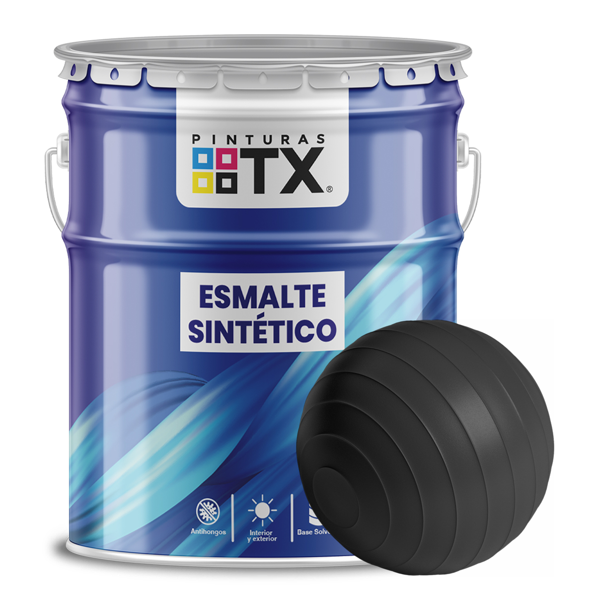 Esmalte Sintético Negro - Tineta