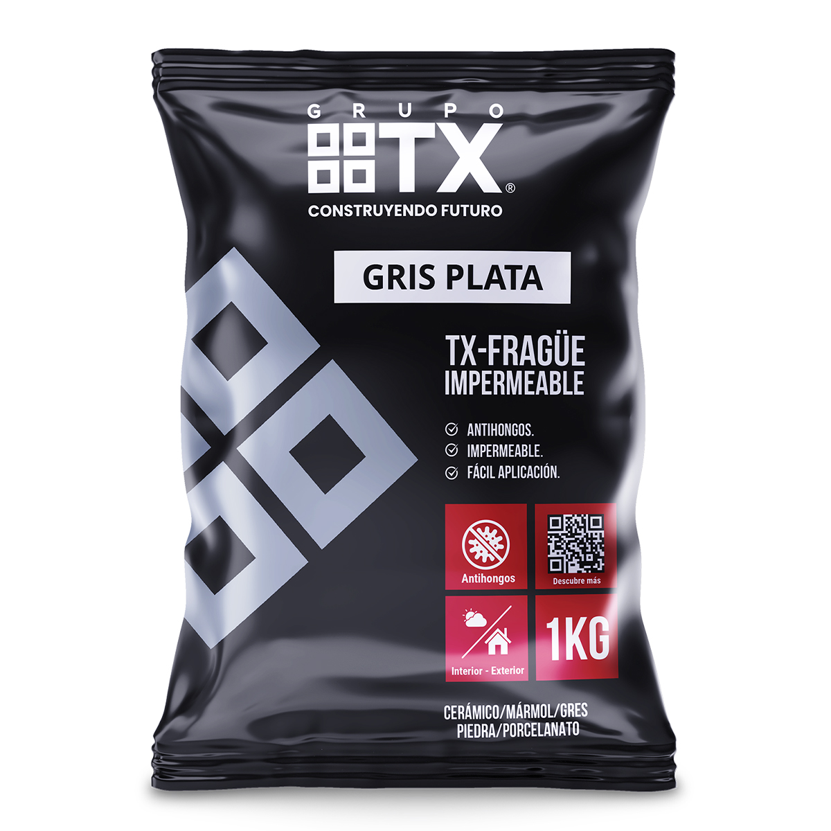 Fragüe Impermeable Gris Plata - 1 Kg.