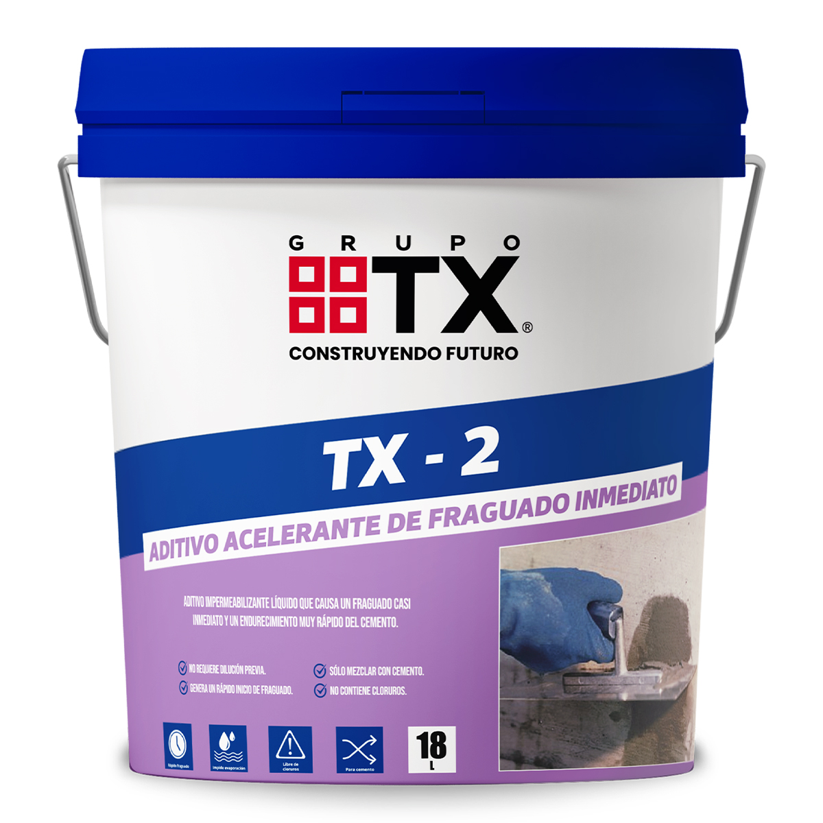 Aditivo Acelerante de Fraguado Inmediato - TX 2 18 L