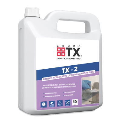 Aditivo Acelerante de Fraguado Inmediato - TX 2 4,5 L