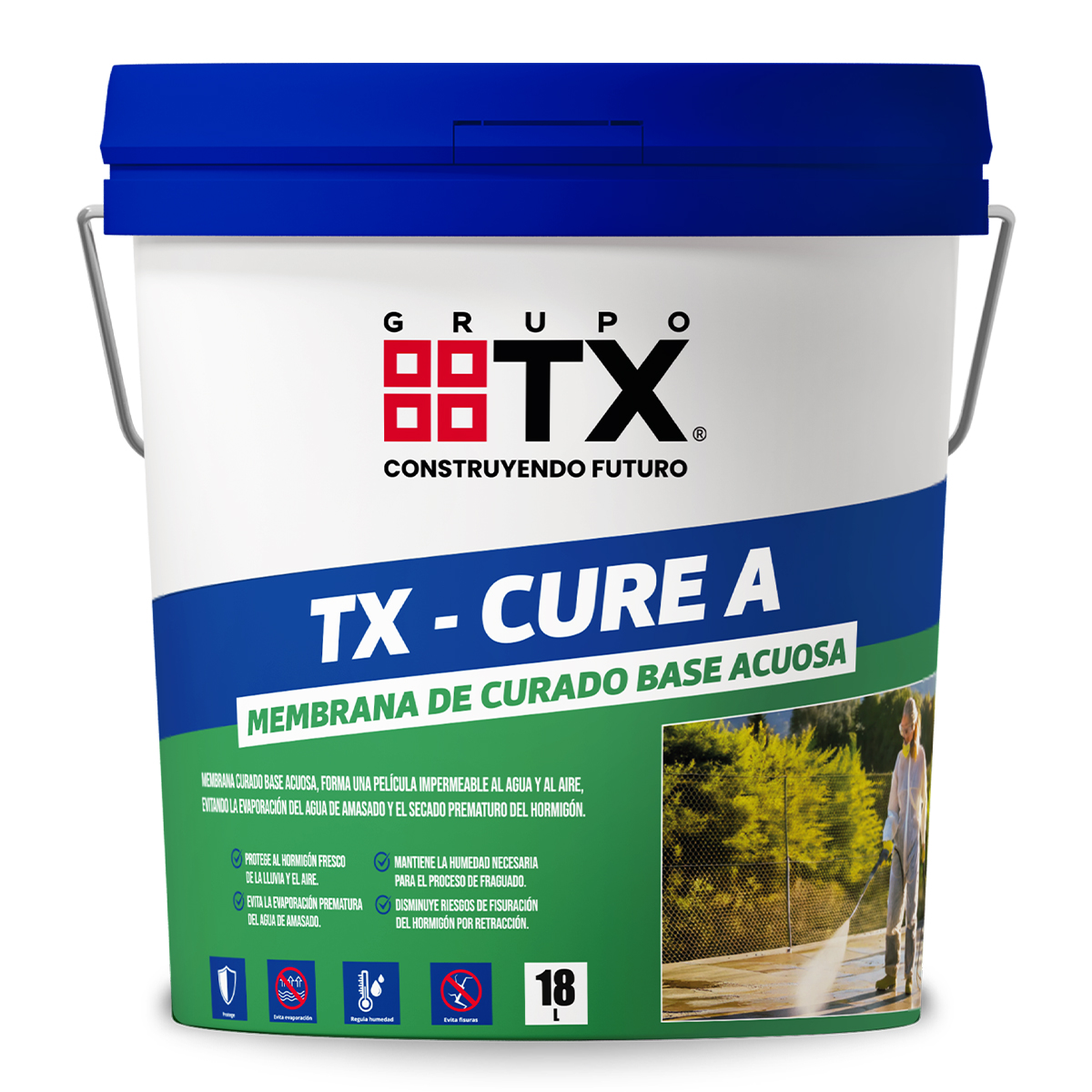 Membrana de Curado Base Acuosa - TX Cure A 18 L