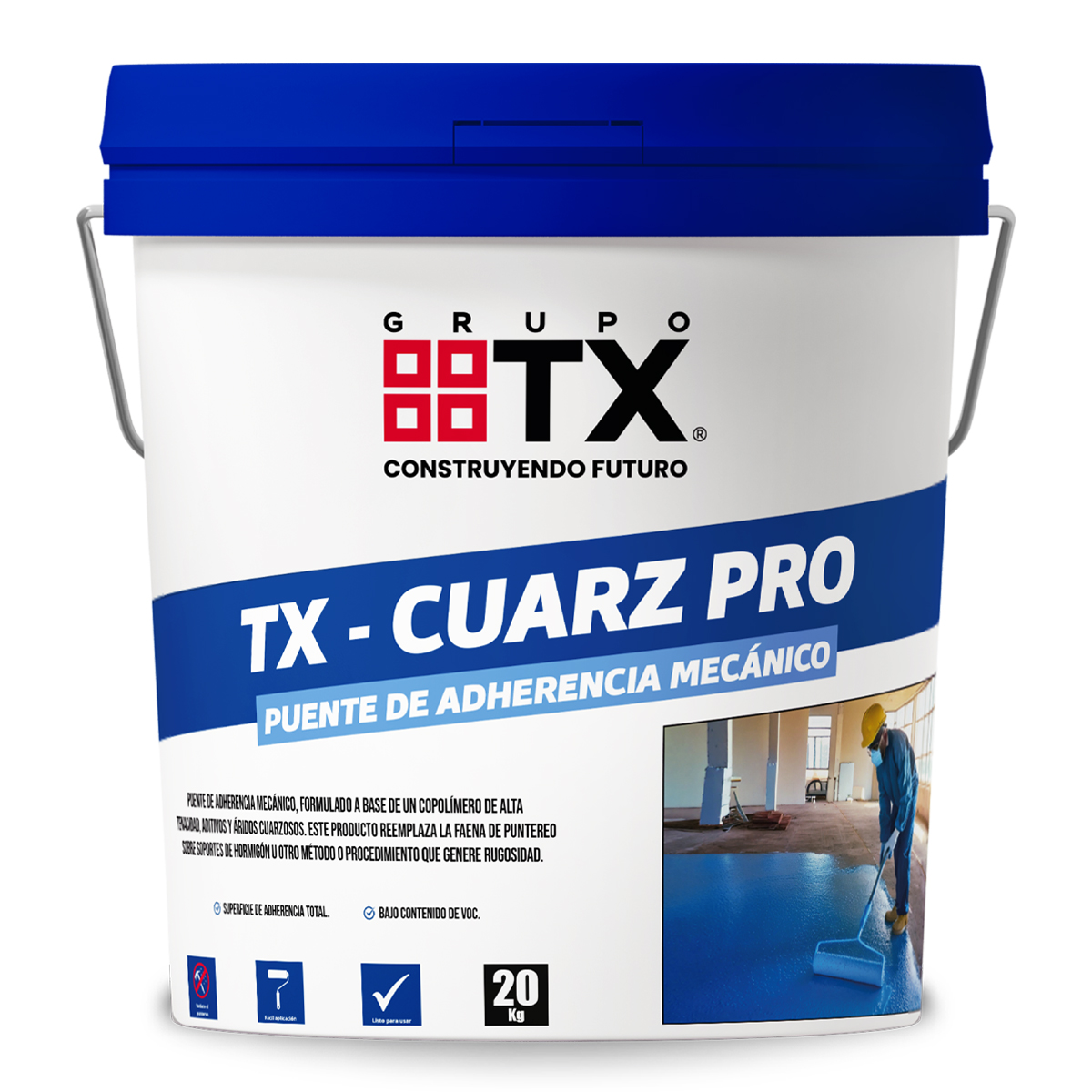 Puente de Adherencia Mecánico - TX Cuarz Pro 20 KG