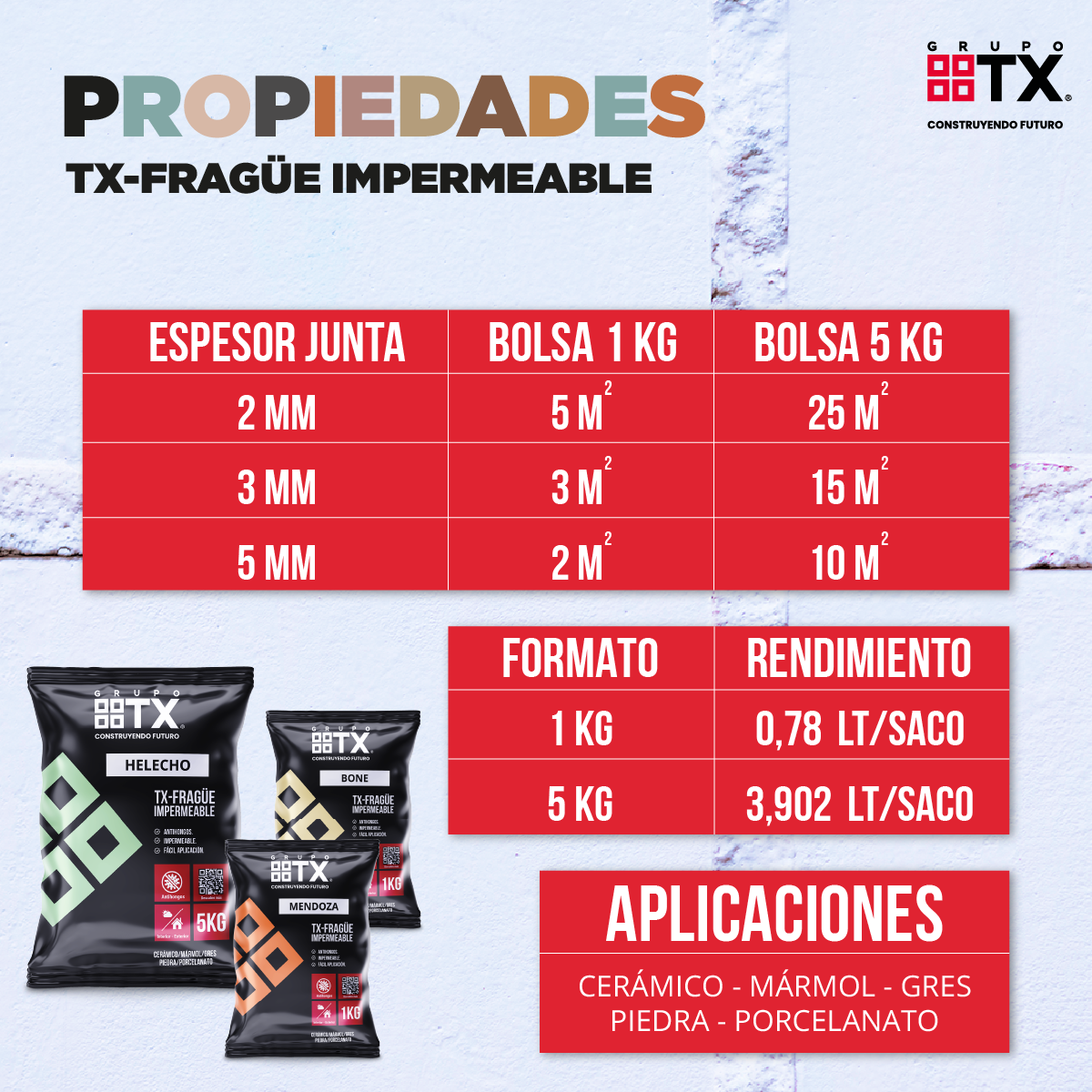 Fragüe Impermeable Gris Plata - 1 Kg. - Imagen 2